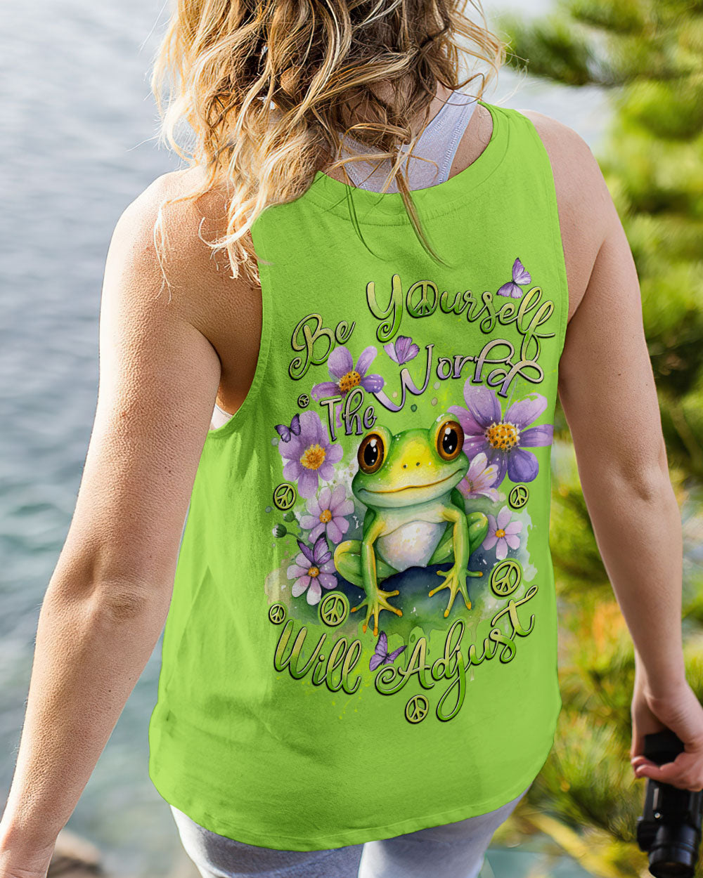 BE YOURSELF THE WORLD WILL ADJUST ALL OVER PRINT - TYTD0812233