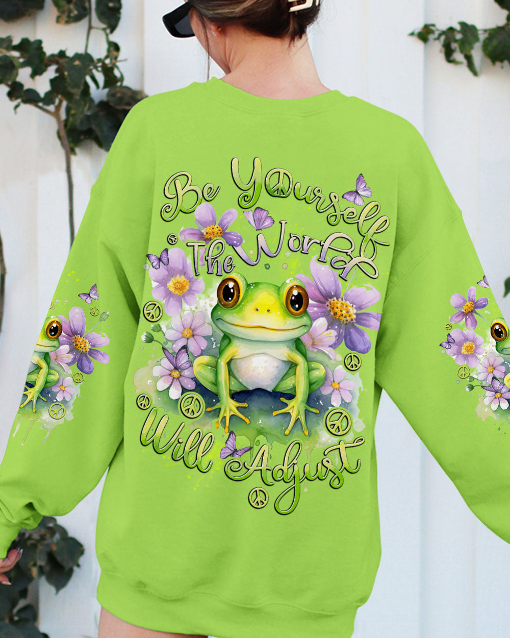 BE YOURSELF THE WORLD WILL ADJUST ALL OVER PRINT - TYTD0812233