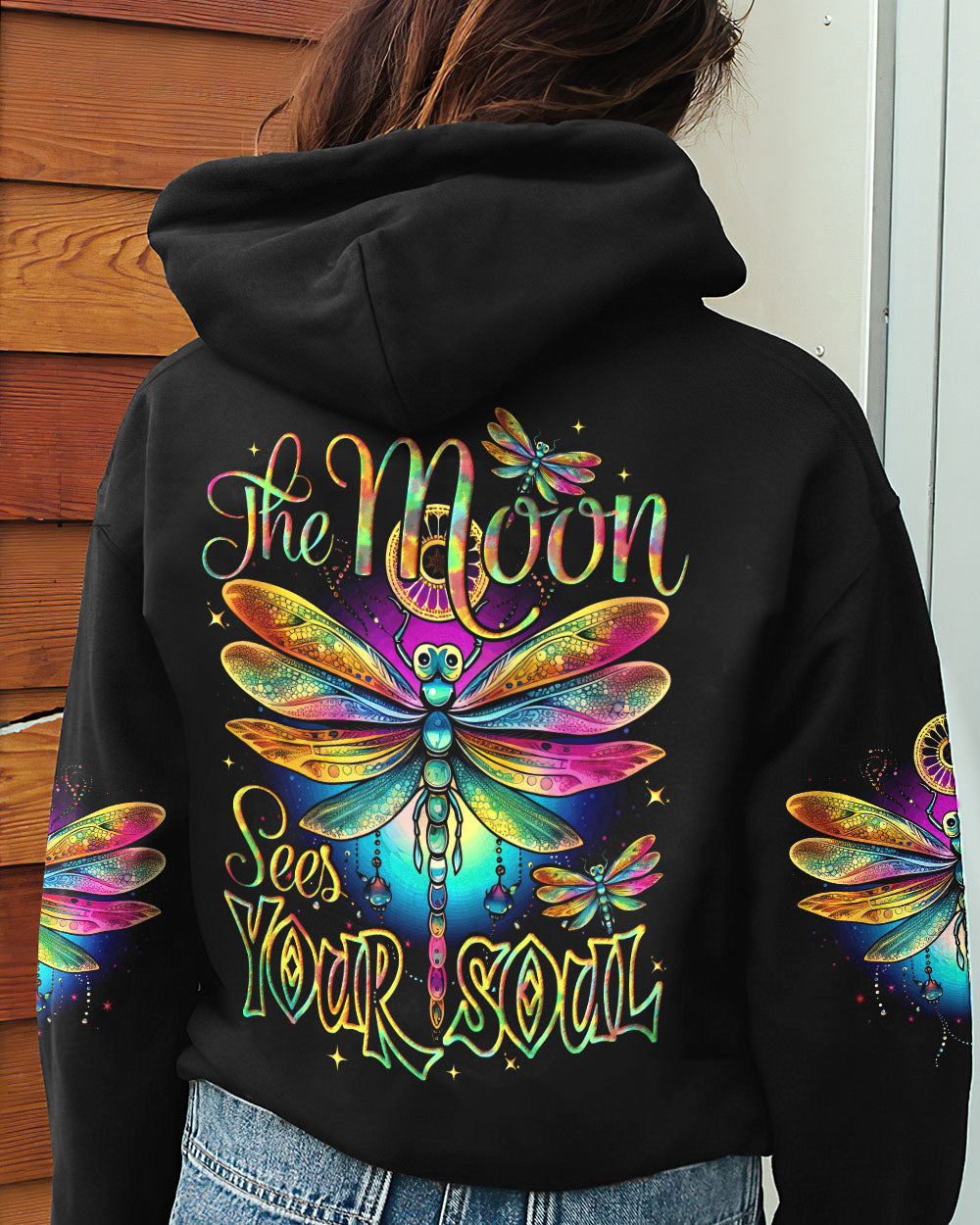 THE MOON SEES YOUR SOUL DRAGONFLY ALL OVER PRINT - TYTD0910231