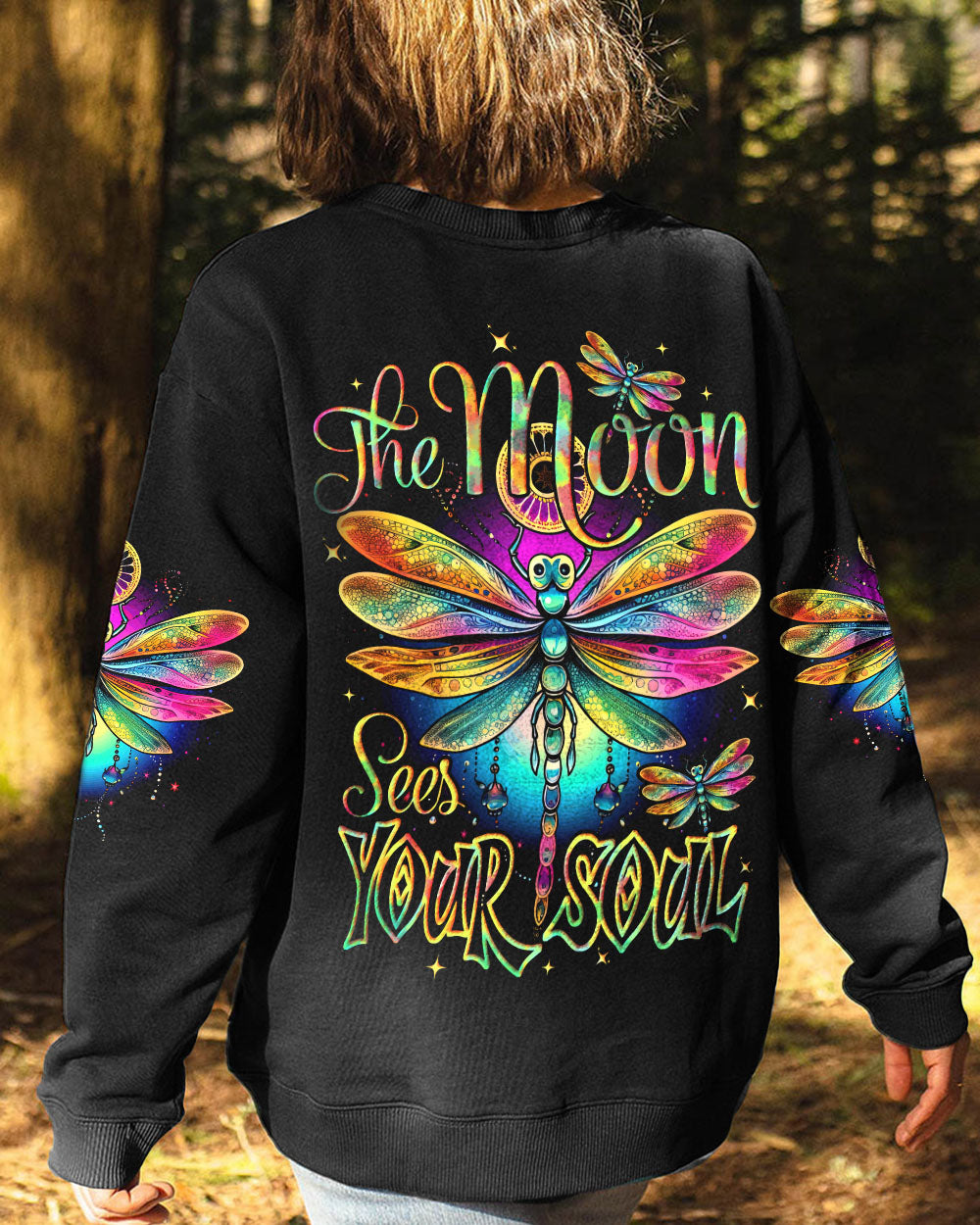 THE MOON SEES YOUR SOUL DRAGONFLY ALL OVER PRINT - TYTD0910231