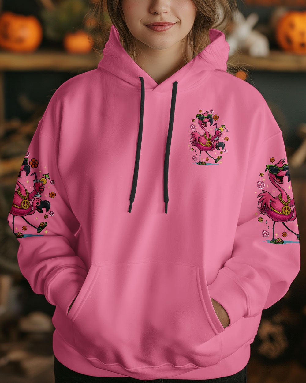 Y'ALL REALIZE I'M GONNA SNAP ONE DAY RIGHT FLAMINGO ALL OVER PRINT - TYTD1004253