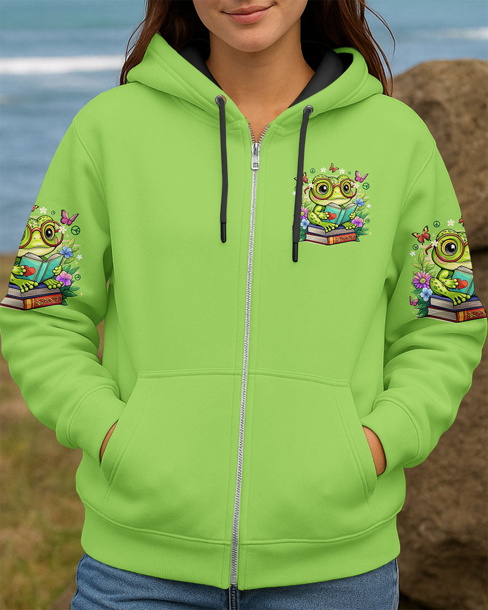 BE KIND FROG ALL OVER PRINT - TYTD1009251