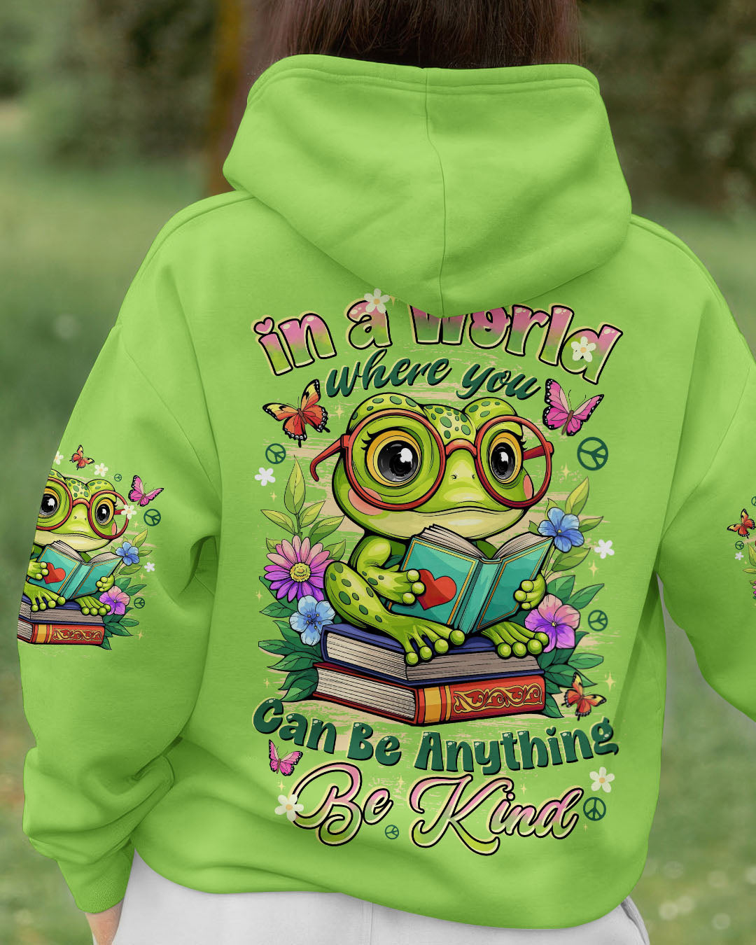 BE KIND FROG ALL OVER PRINT - TYTD1009251