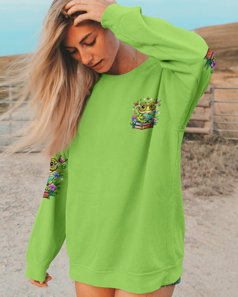 BE KIND FROG ALL OVER PRINT - TYTD1009251