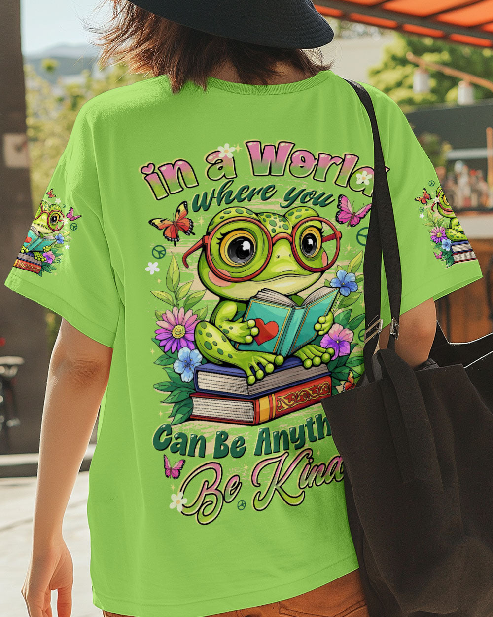 BE KIND FROG ALL OVER PRINT - TYTD1009251