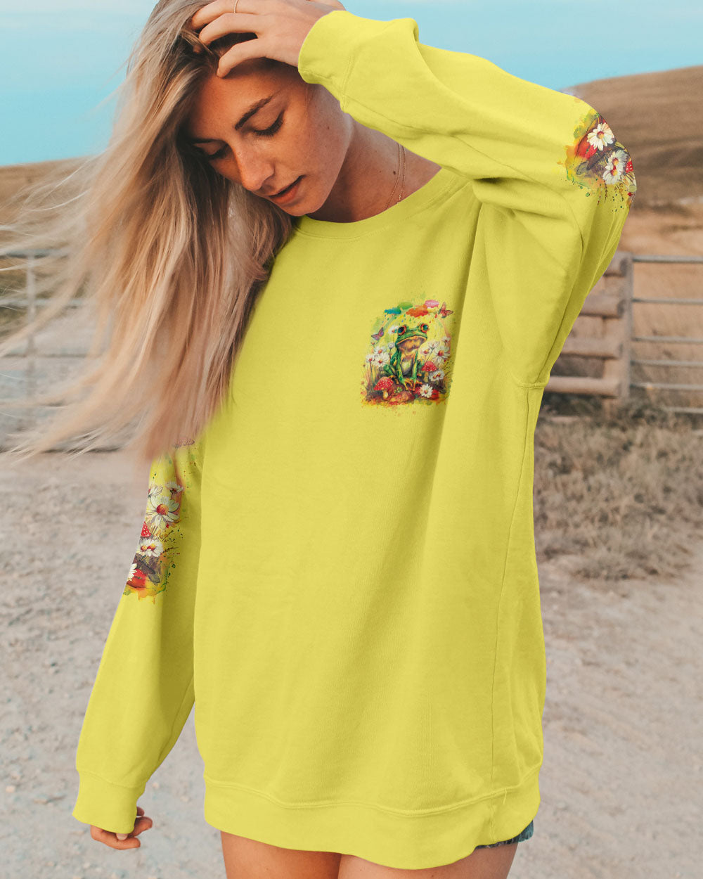SOME PEOPLE FEEL THE RAIN FROG ALL OVER PRINT - TYTD1103242