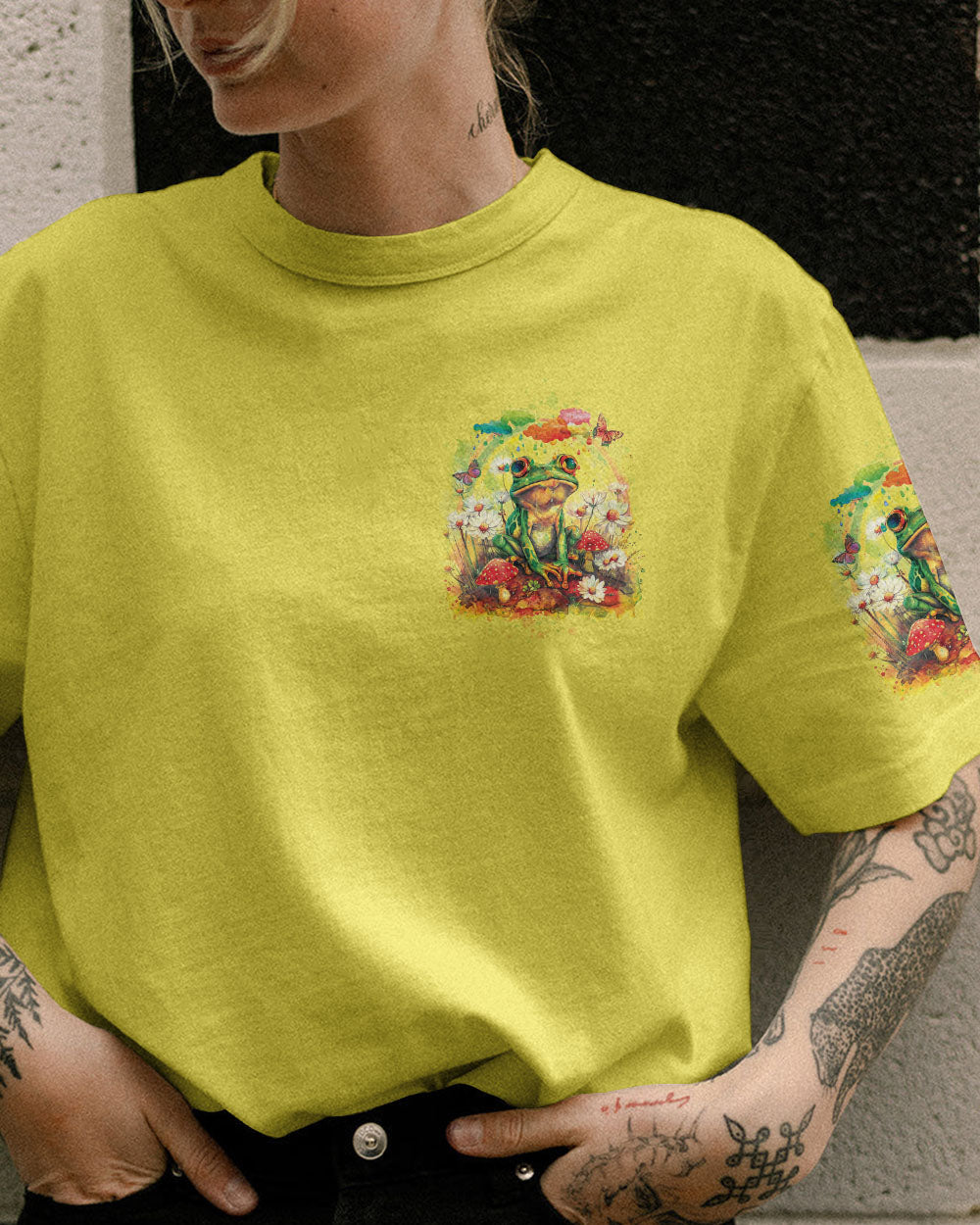 SOME PEOPLE FEEL THE RAIN FROG ALL OVER PRINT - TYTD1103242
