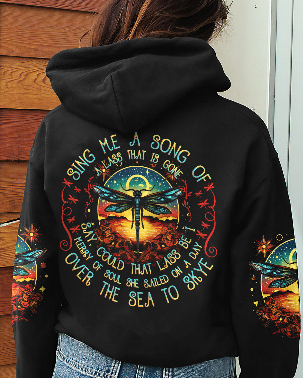 OVER THE SEA TO SKYE DRAGONFLY ALL OVER PRINT - TYTD1109231