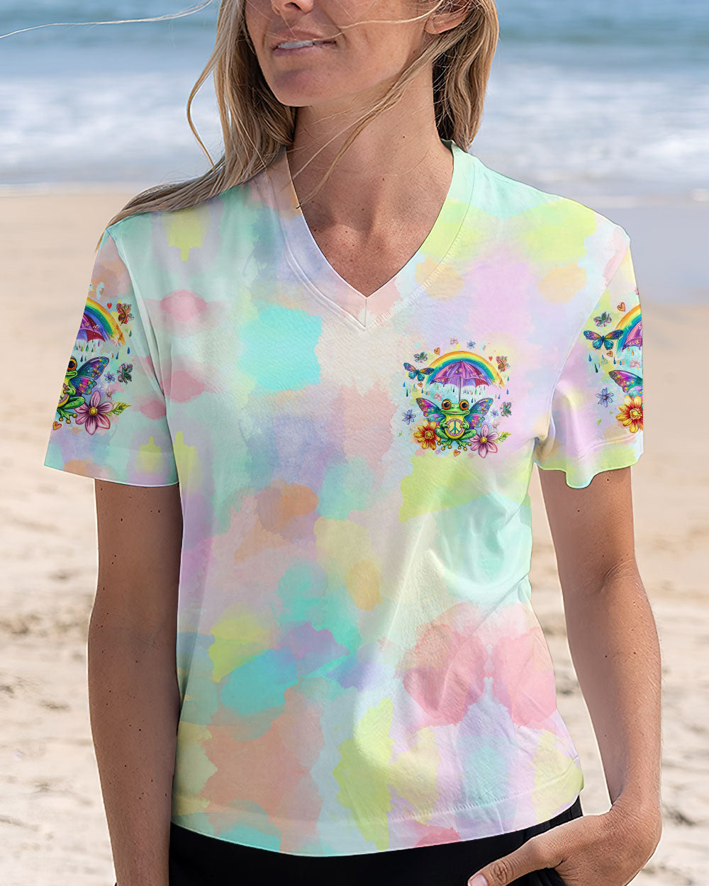 WHEN IT RAINS LOOK FOR RAINBOWS FROG ALL OVER PRINT - TYTD1109244