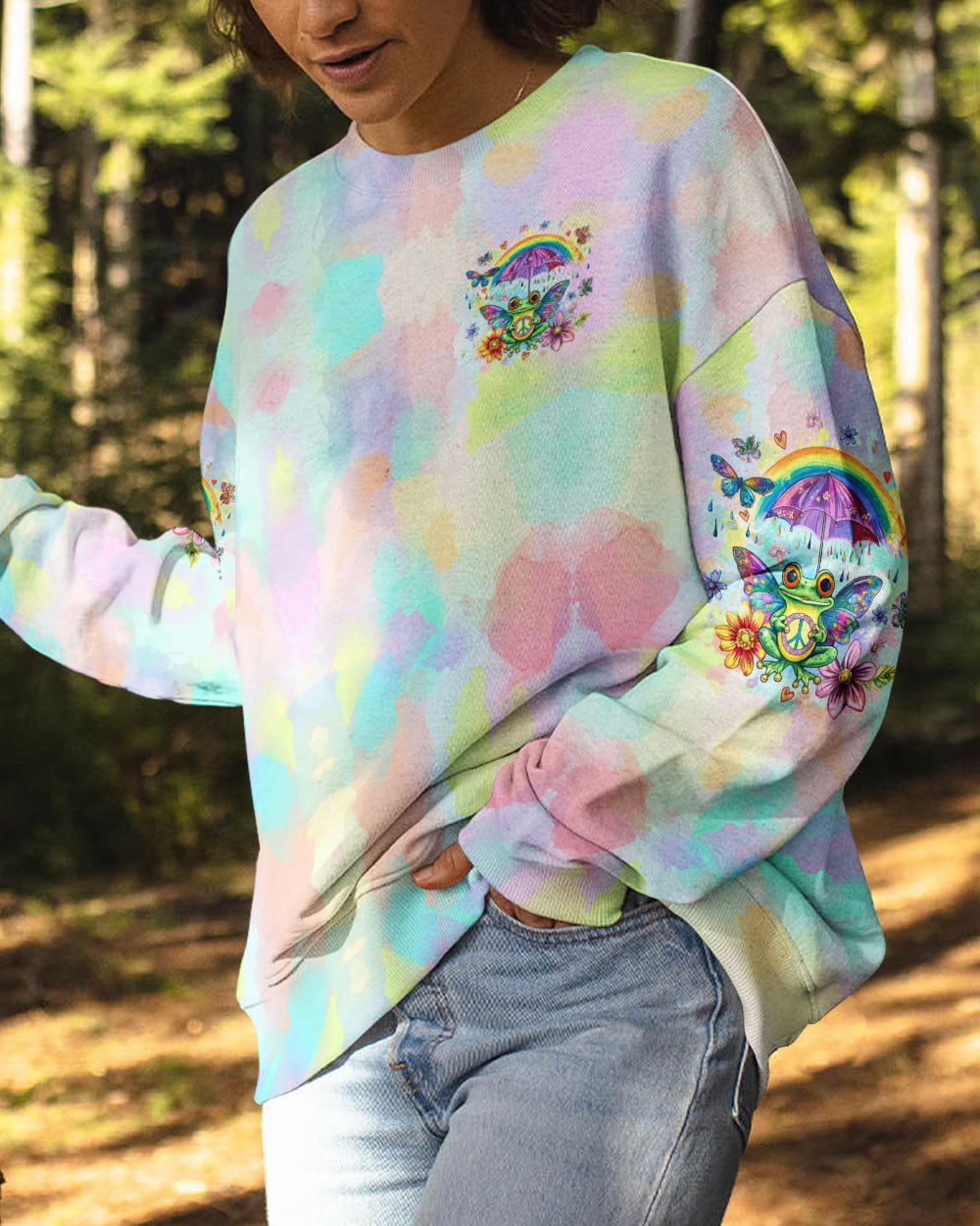 WHEN IT RAINS LOOK FOR RAINBOWS FROG ALL OVER PRINT - TYTD1109244