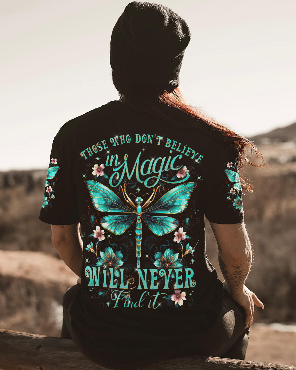 BELIEVE IN MAGIC DRAGONFLY ALL OVER PRINT - TYTD1110231
