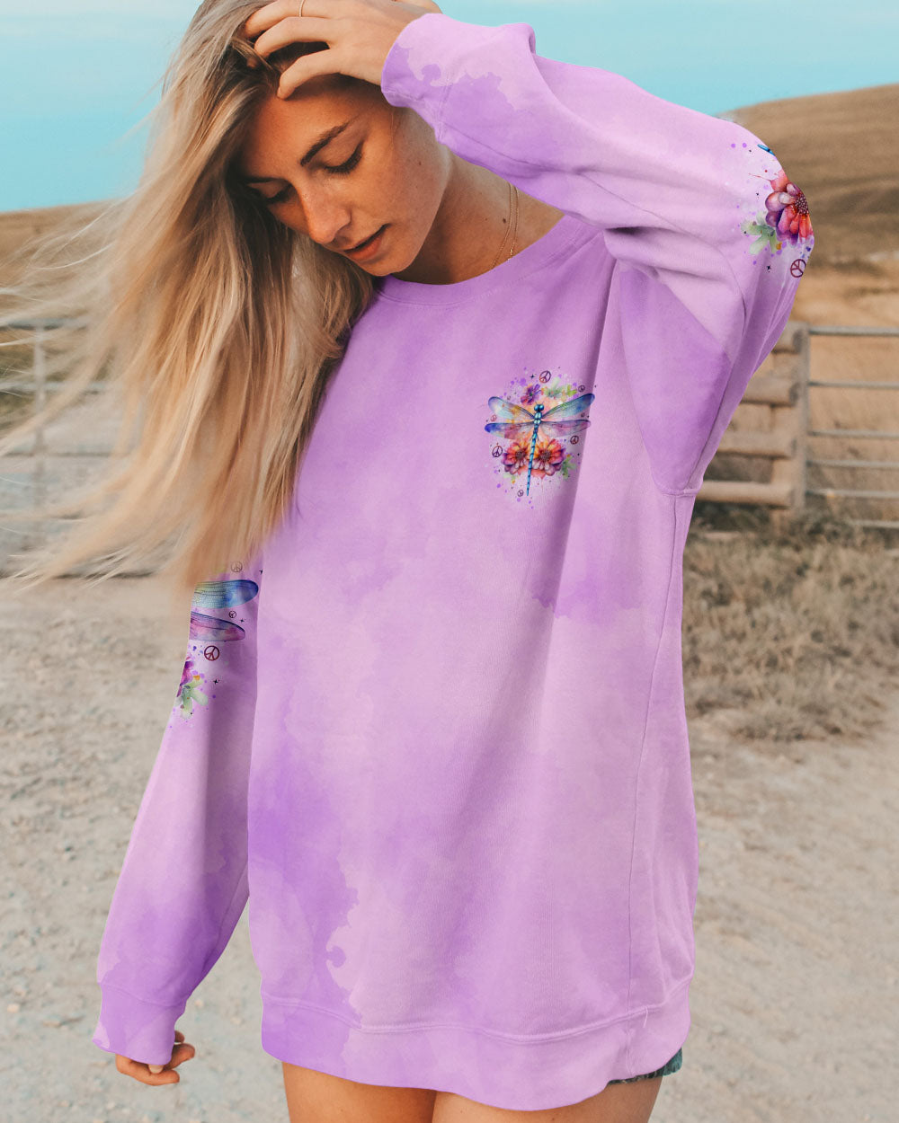 WHISPER WORDS OF WISDOM LET IT BE DRAGONLFY ALL OVER PRINT - TYTD1110241