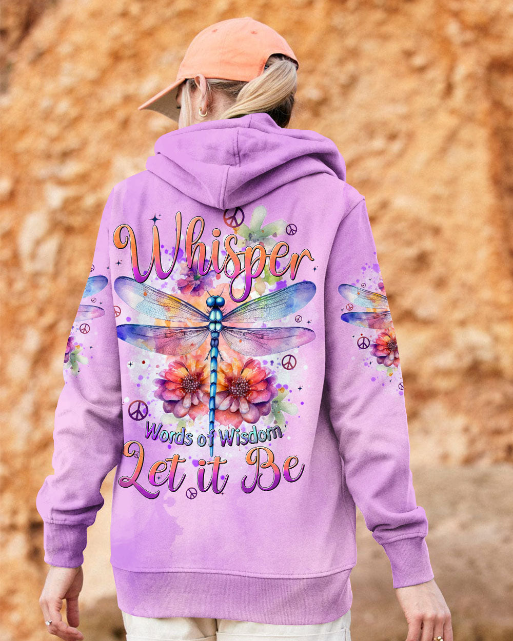WHISPER WORDS OF WISDOM LET IT BE DRAGONLFY ALL OVER PRINT - TYTD1110241