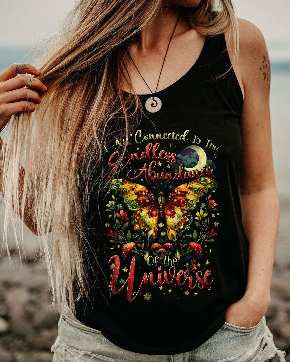 ABUNDANCE OF THE UNIVERSE BUTTERFLY ALL OVER PRINT - TYTD1204243