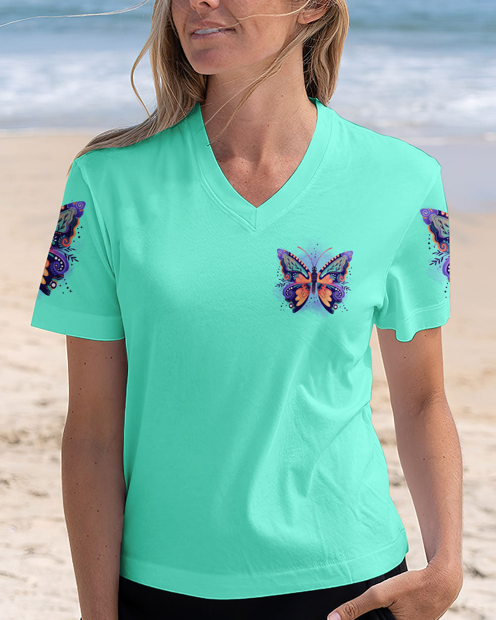 JUST BELIEVE BUTTERFLY ALL OVER PRINT - TYTD1205253
