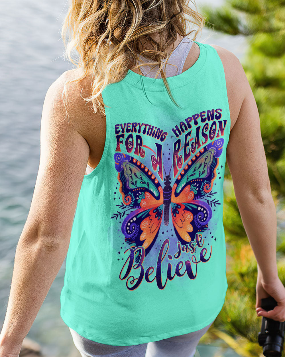 JUST BELIEVE BUTTERFLY ALL OVER PRINT - TYTD1205253