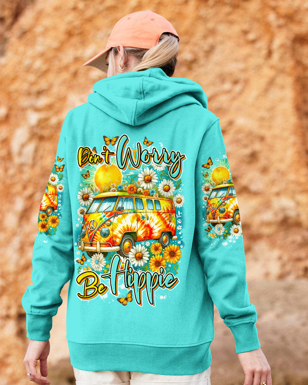 DON'T WORRY BE HIPPIE ALL OVER PRINT - TYTD1305244