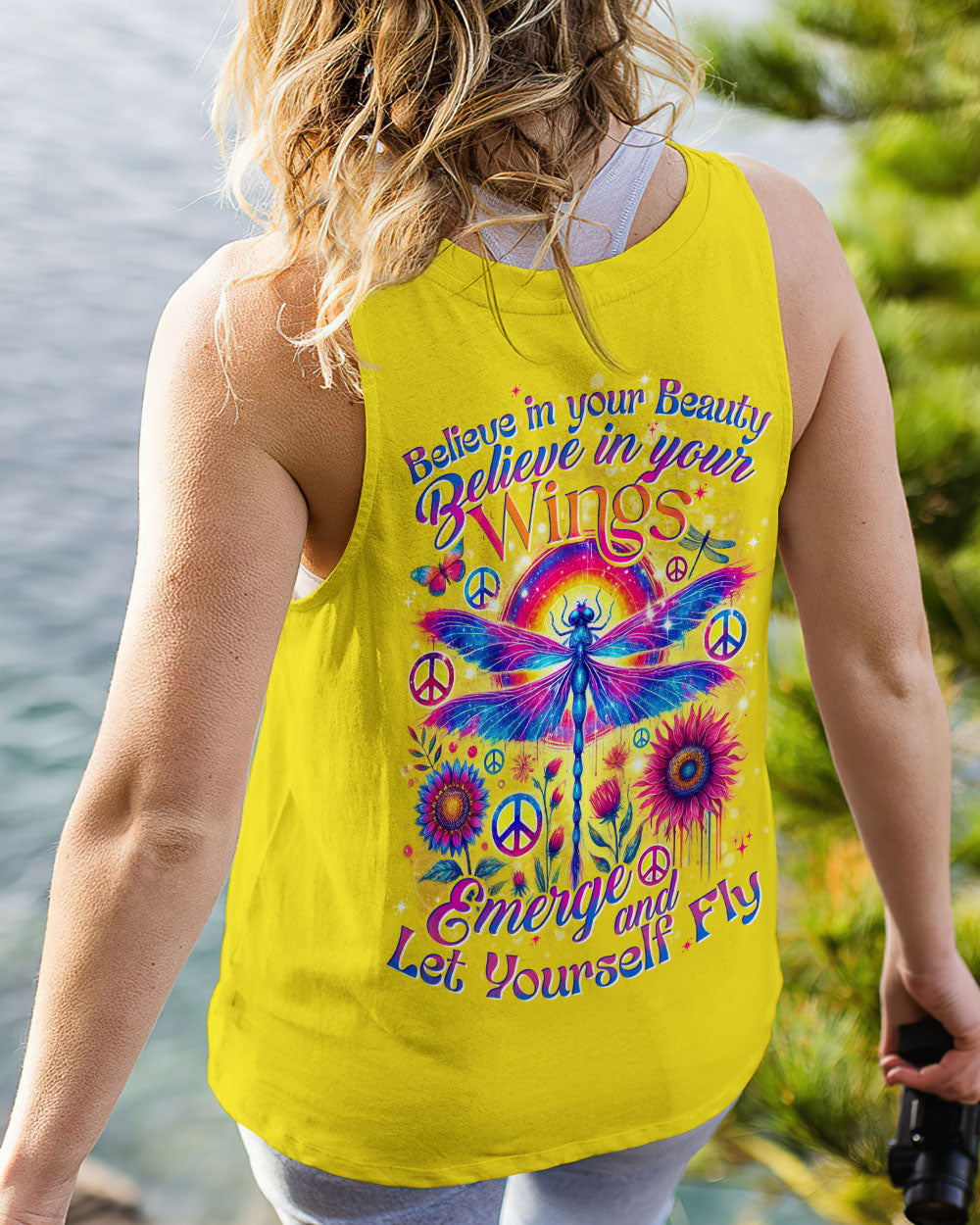 BELIEVE IN YOUR BEAUTY DRAGONFLY ALL OVER PRINT - TYTD1307242
