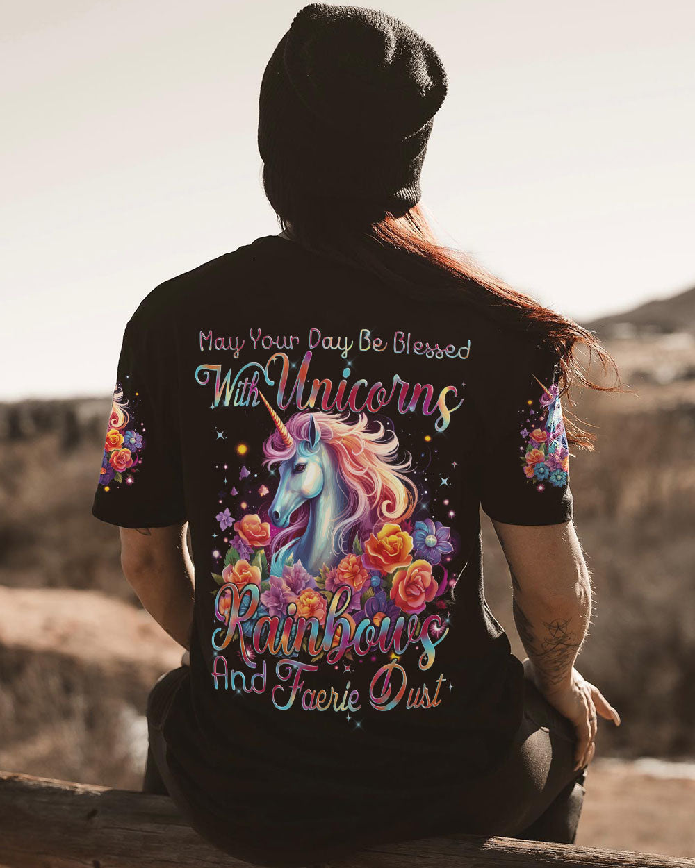 YOUR DAY BE BLESSED UNICORN ALL OVER PRINT - TYTD1310232