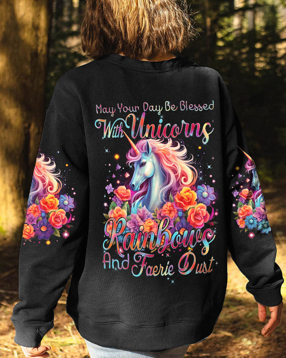 YOUR DAY BE BLESSED UNICORN ALL OVER PRINT - TYTD1310232