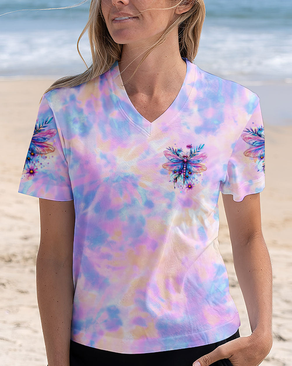 JUST BREATHE DRAGONFLY ALL OVER PRINT - TYTD1402252
