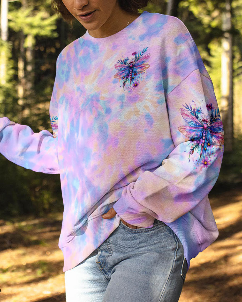 JUST BREATHE DRAGONFLY ALL OVER PRINT - TYTD1402252