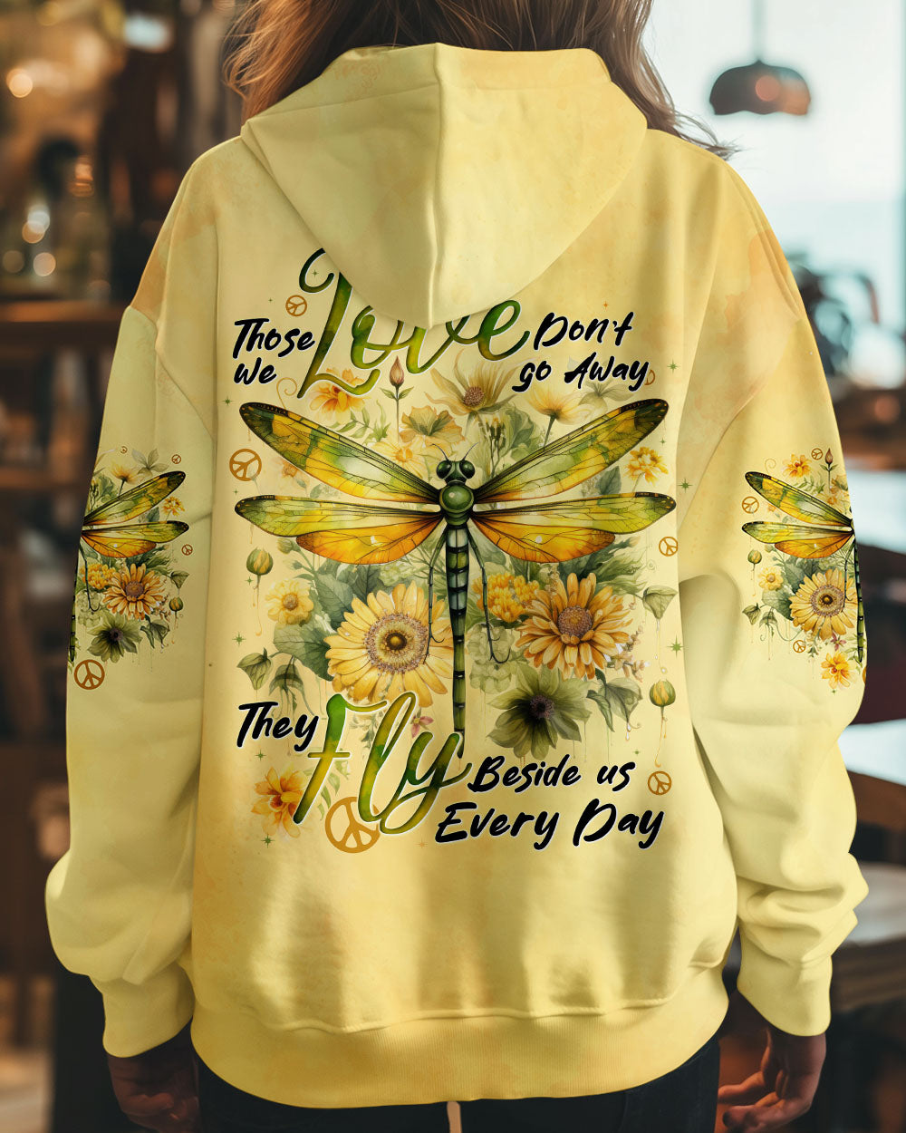 THOSE WE LOVE DON'T GO AWAY DRAGONFLY ALL OVER PRINT - TYTD1403252