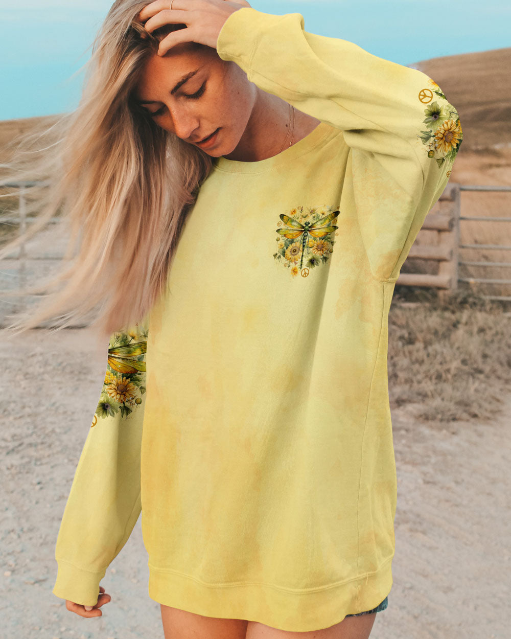 THOSE WE LOVE DON'T GO AWAY DRAGONFLY ALL OVER PRINT - TYTD1403252