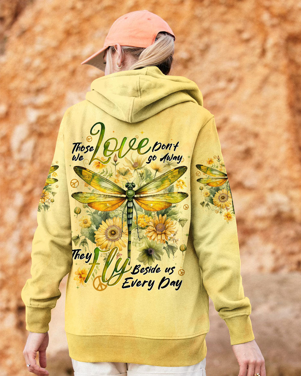 THOSE WE LOVE DON'T GO AWAY DRAGONFLY ALL OVER PRINT - TYTD1403252