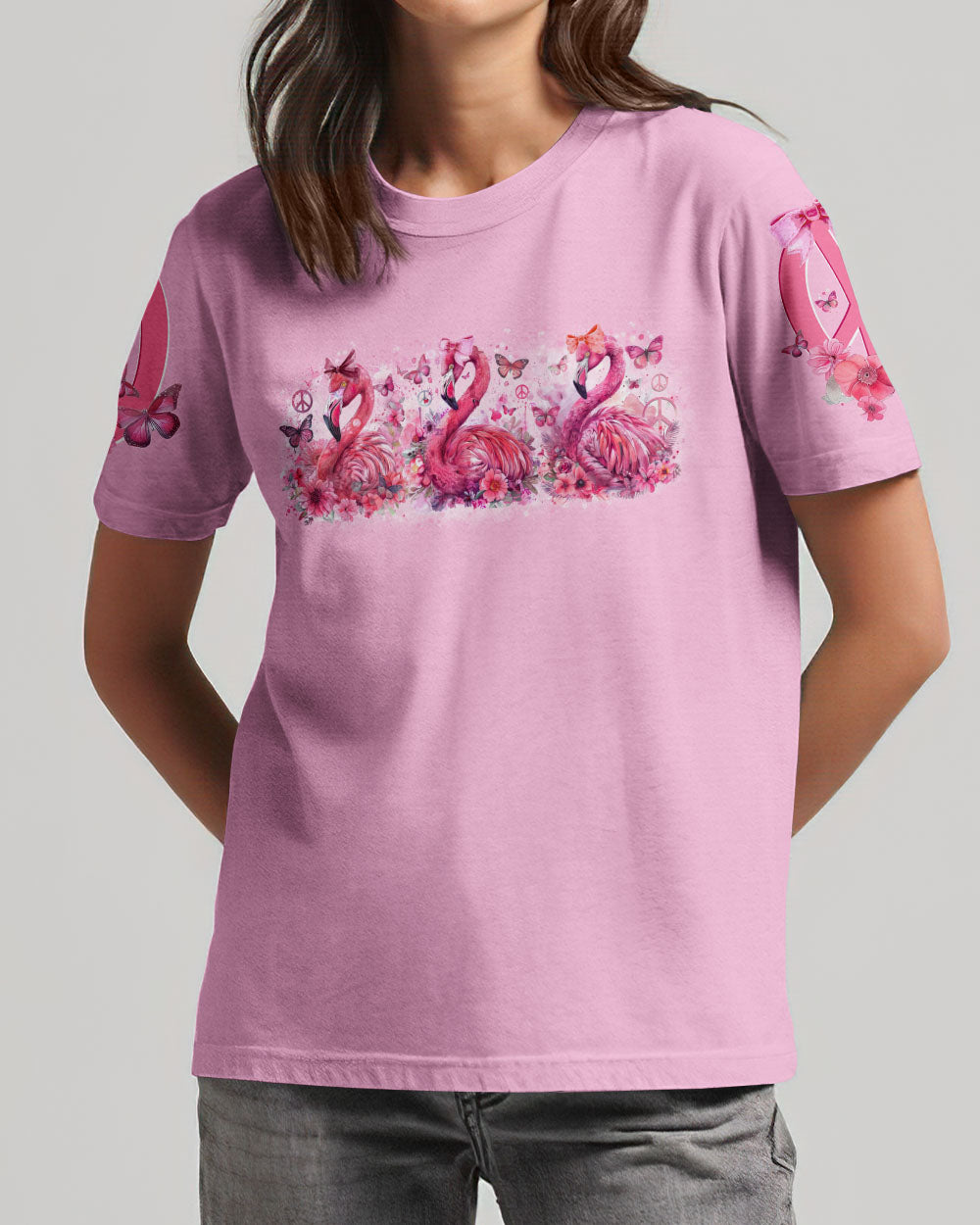 I'M NOT CRAZY I'M JUST SPECIAL FLAMINGOS ALL OVER PRINT - TYTD1504244
