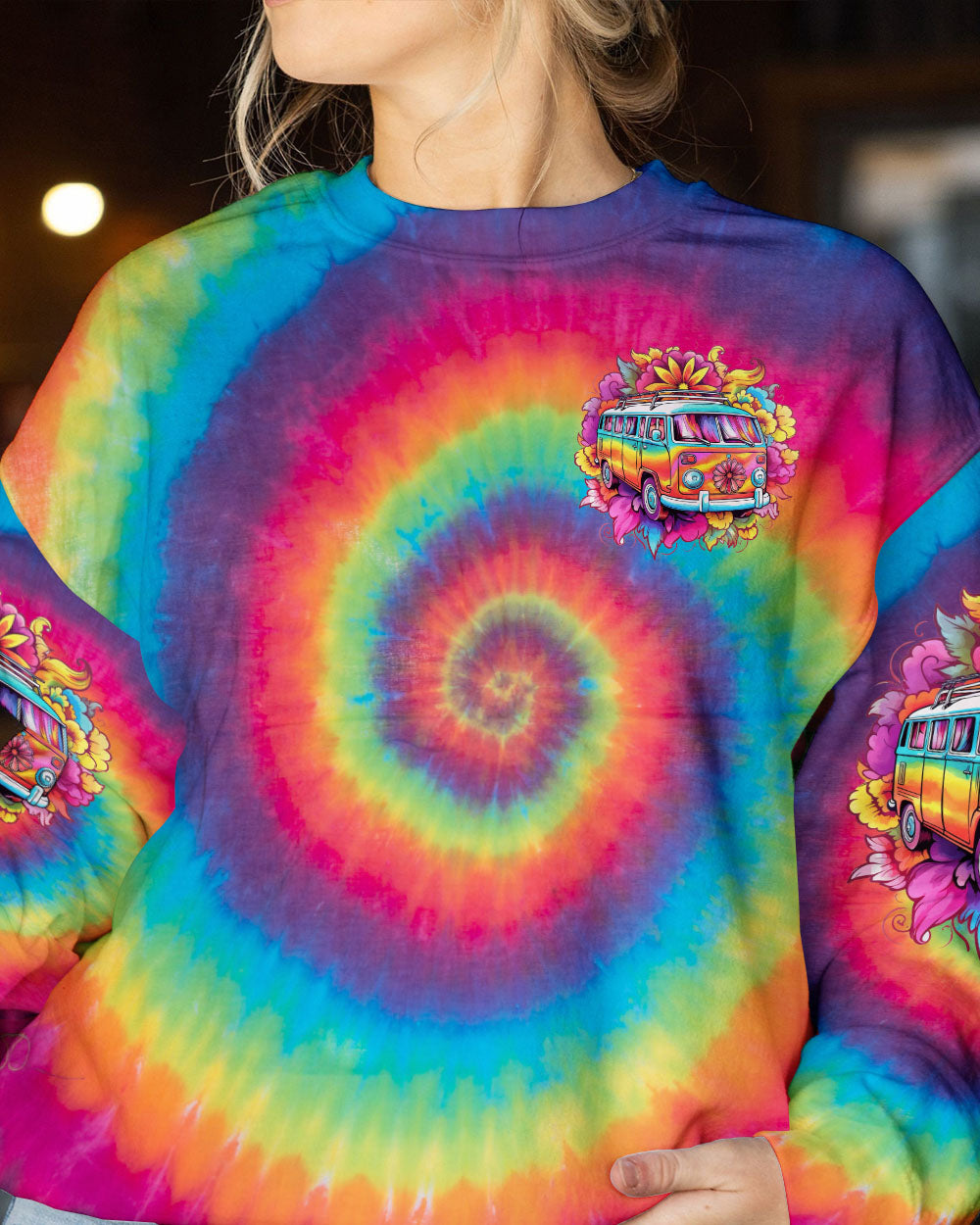 RUNNING AGAINST THE WIND TIE DYE ALL OVER PRINT - TYTD1506232