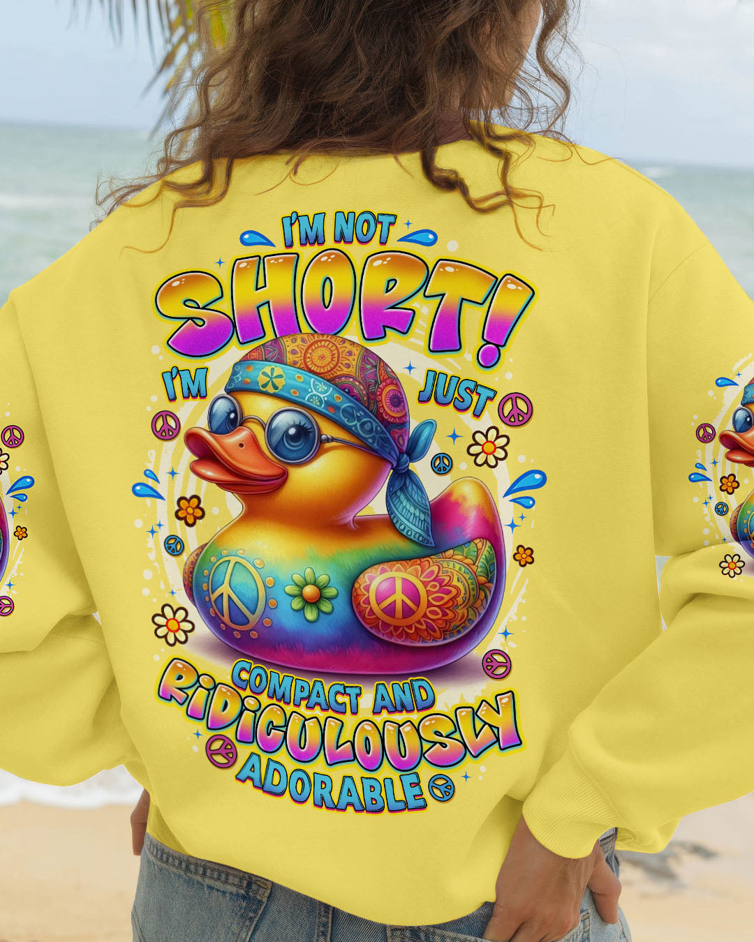 I'M NOT SHORT DUCK ALL OVER PRINT - TYTD1508253