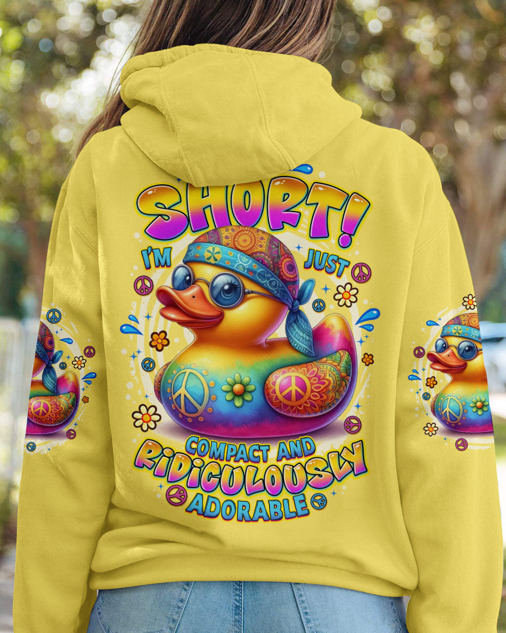 I'M NOT SHORT DUCK ALL OVER PRINT - TYTD1508253