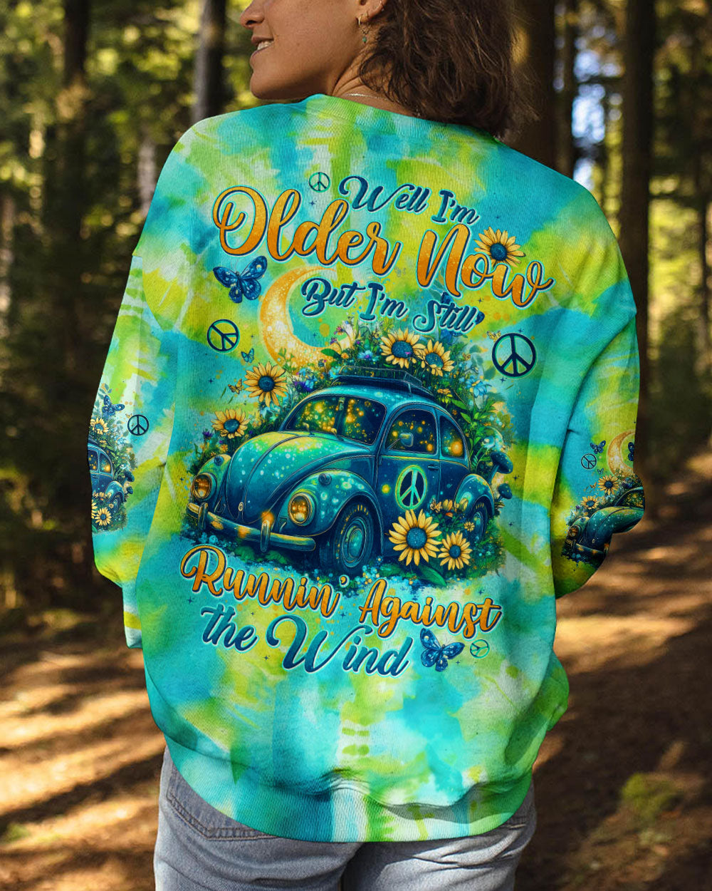 RUNNING AGAINST THE WIND BEETLE CAR TIE DYE ALL OVER PRINT - TYTD1601252
