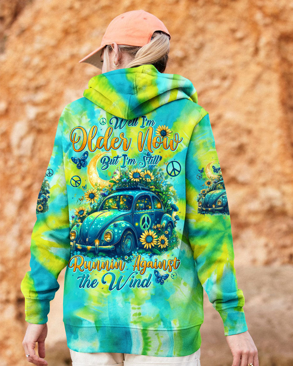 RUNNING AGAINST THE WIND BEETLE CAR TIE DYE ALL OVER PRINT - TYTD1601252