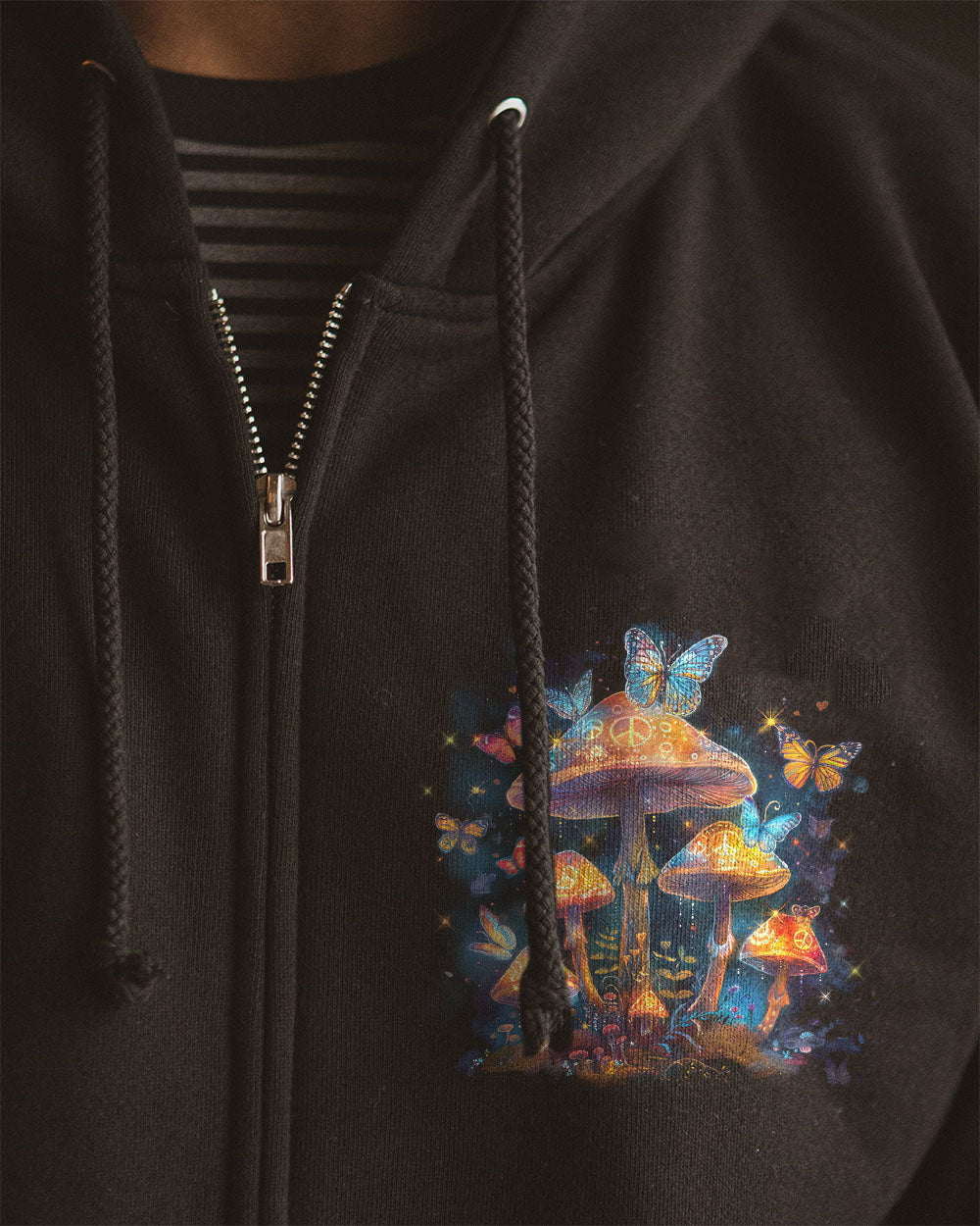 MUSHROOMS ARE A REMINDER ALL OVER PRINT - TYTD1603243