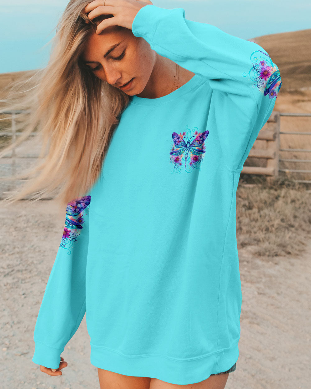 JUST BELIEVE DRAGONFLY ALL OVER PRINT - TYTD1604251