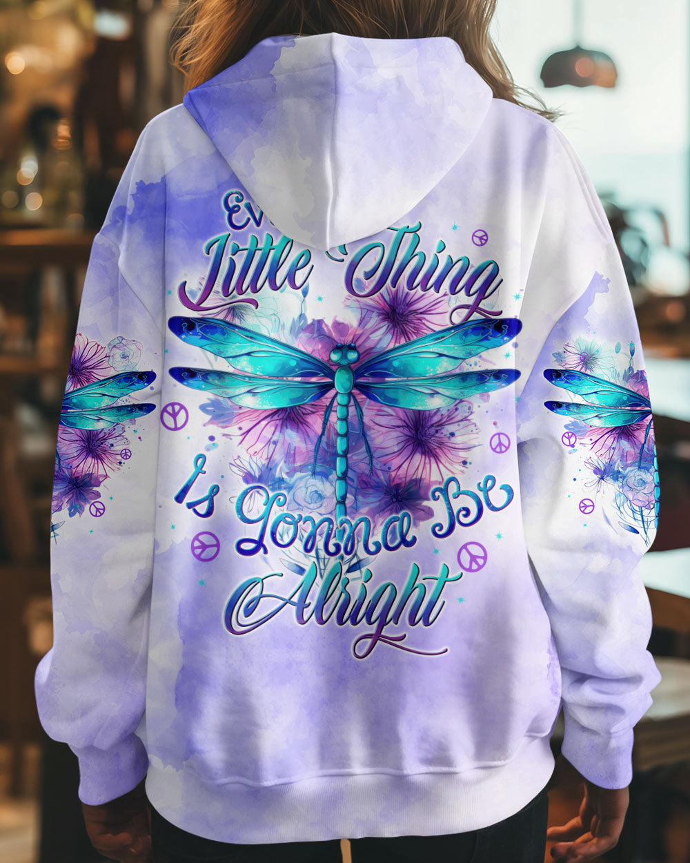 EVERY LITTLE THING GONNA BE ALRIGHT DRAGONFLY ALL OVER PRINT - TYTD1703252