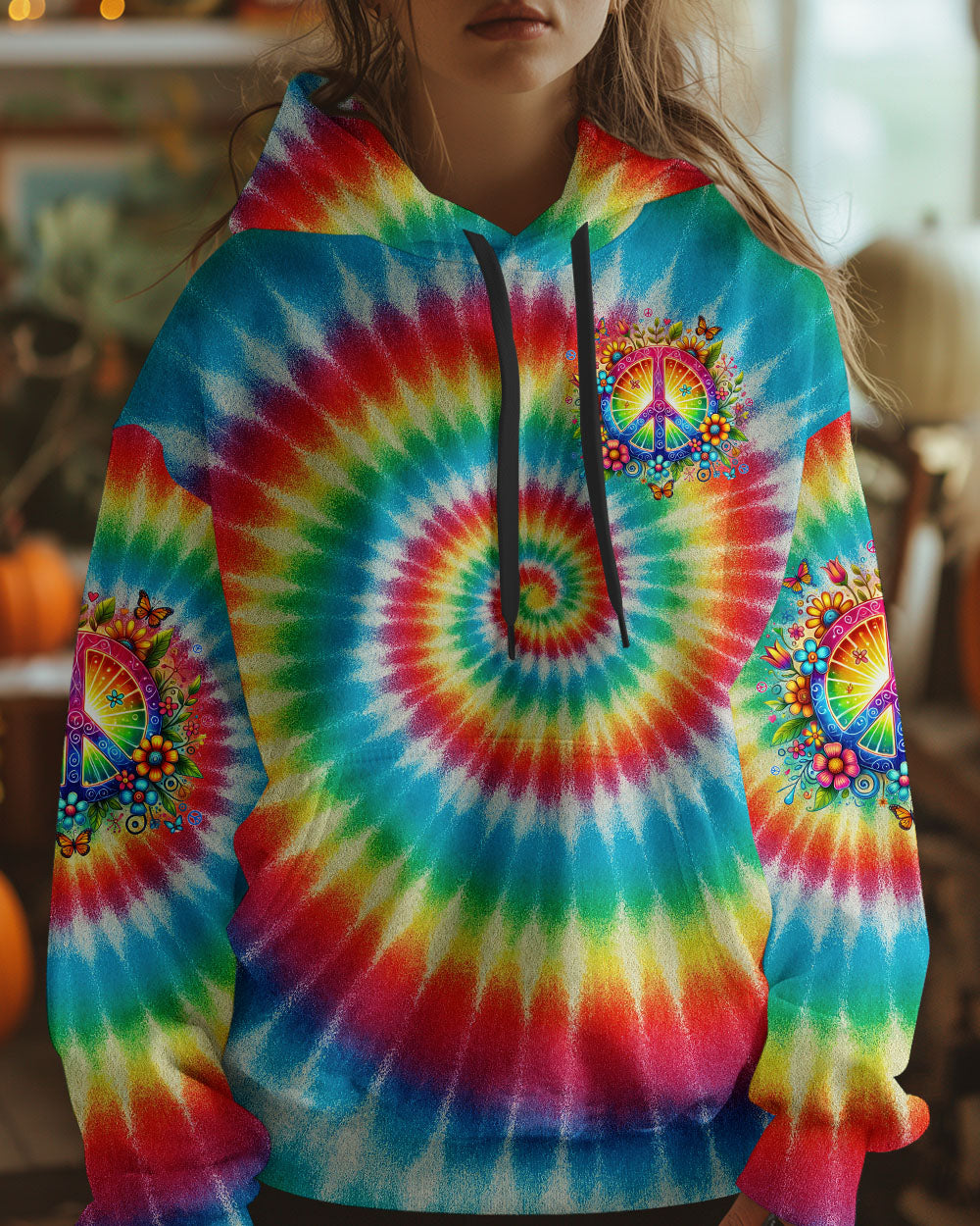 IMAGINE ALL THE PEOPLE LIVING LIFE IN PEACE TIE DYE ALL OVER PRINT - TYTD1704253
