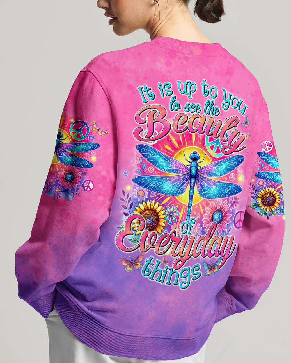 THE BEAUTY OF EVERYDAY DRAGONFLY ALL OVER PRINT - TYTD1707242