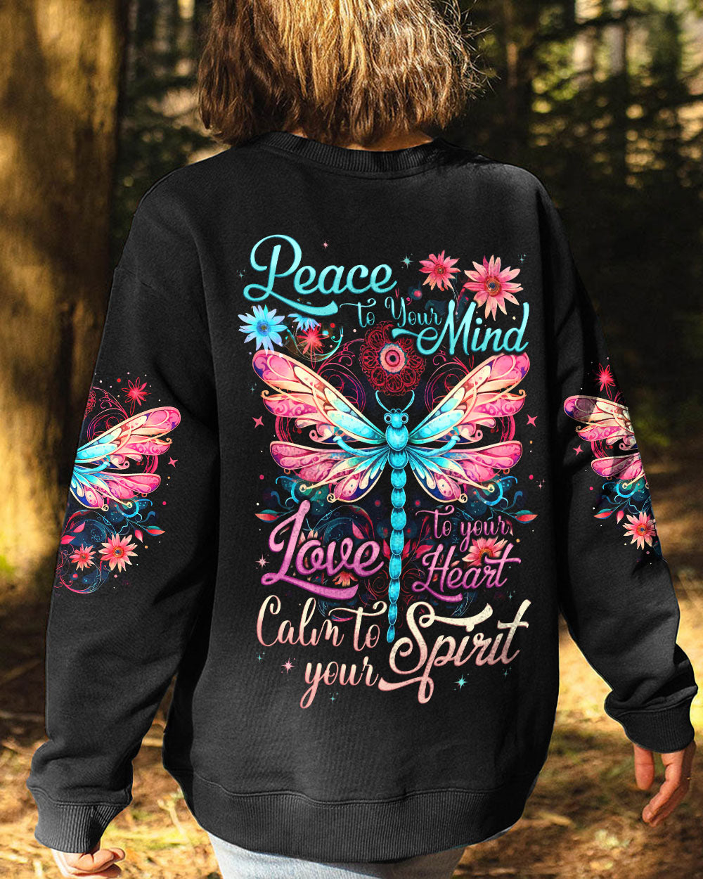 PEACE TO YOUR MIND DRAGONFLY ALL OVER PRINT - TYTD1710232