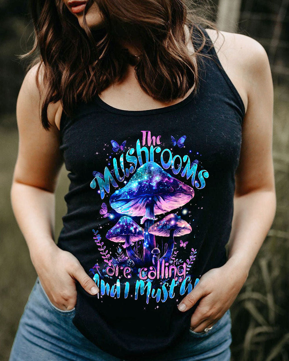 THE MUSHROOMS ARE CALLING ALL OVER PRINT - TYTD1803242