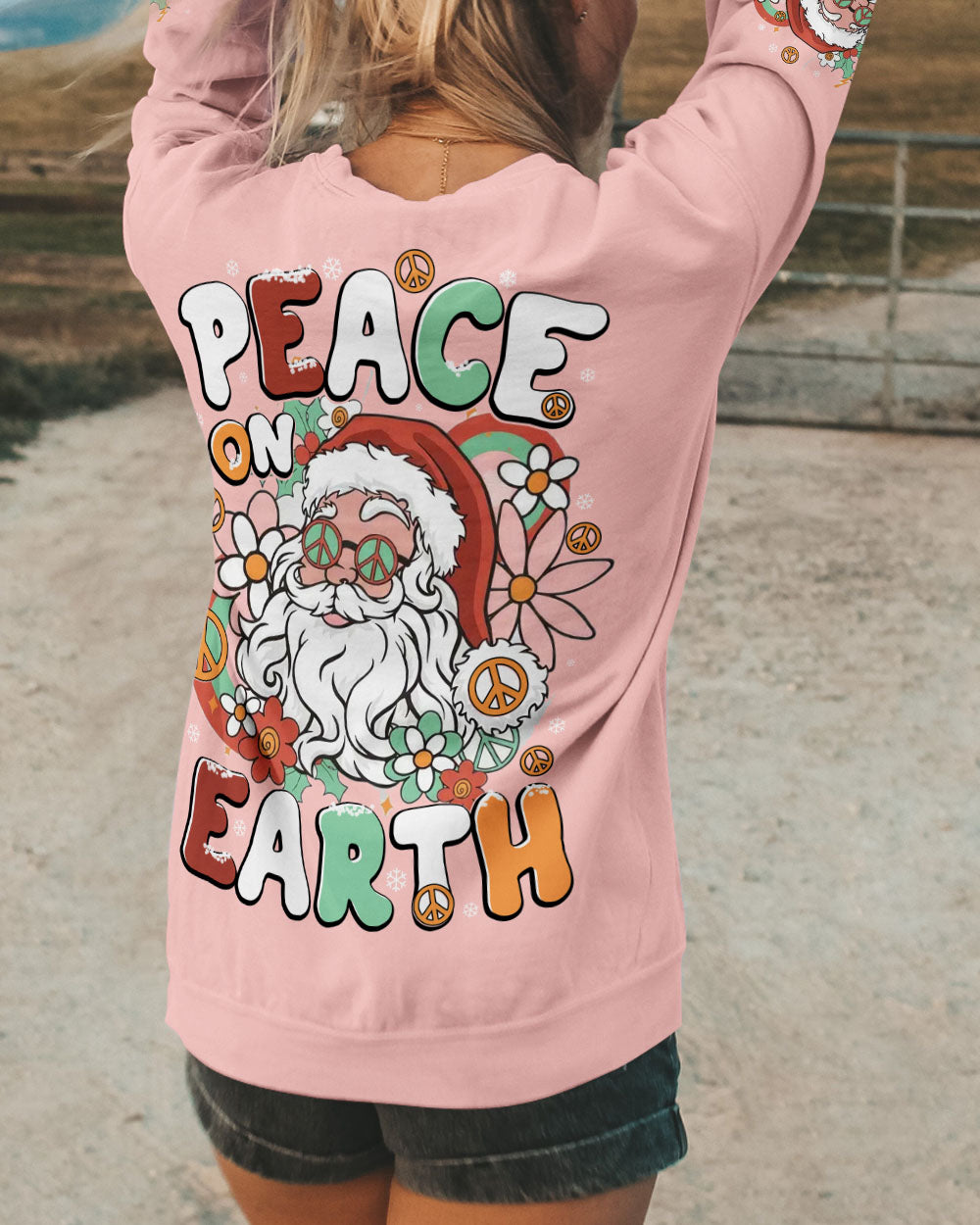 PEACE ON EARTH CHRISTMAS ALL OVER PRINT - TYTD1810241
