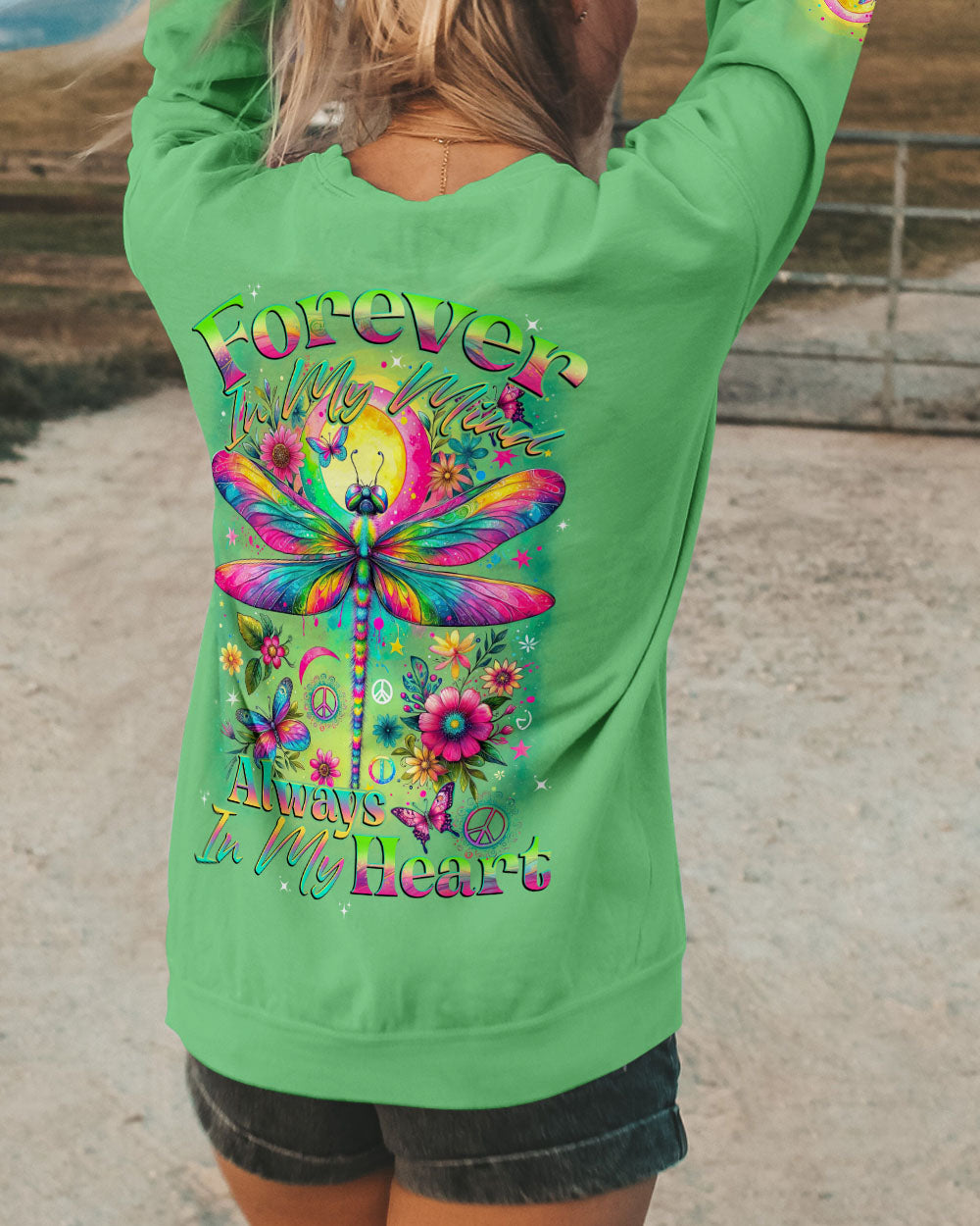 FOREVER IN MY MIND DRAGONFLY ALL OVER PRINT - TYTD1812211