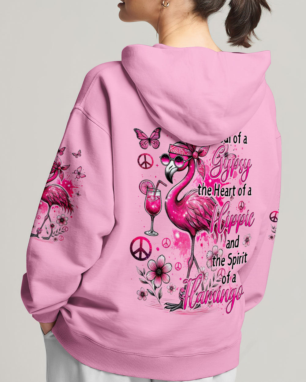SPIRIT OF A FLAMINGO ALL OVER PRINT - TYTD1906241
