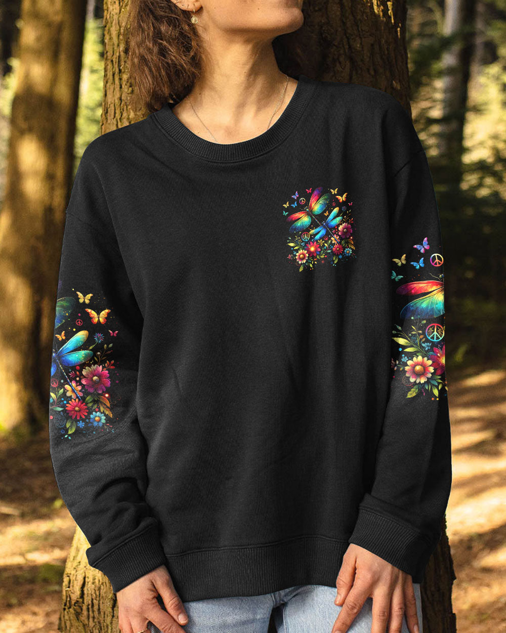 JUST BREATHE DRAGONFLIES ALL OVER PRINT - TYTD2001241