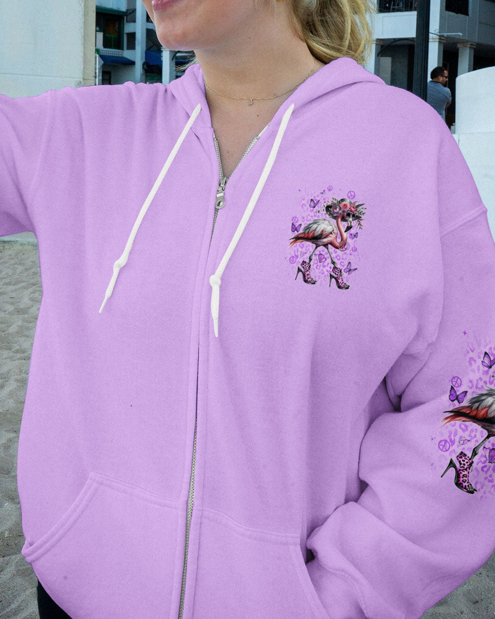 STAND TALL AND BE FABULOUS FLAMINGO ALL OVER PRINT - TYTD2006241