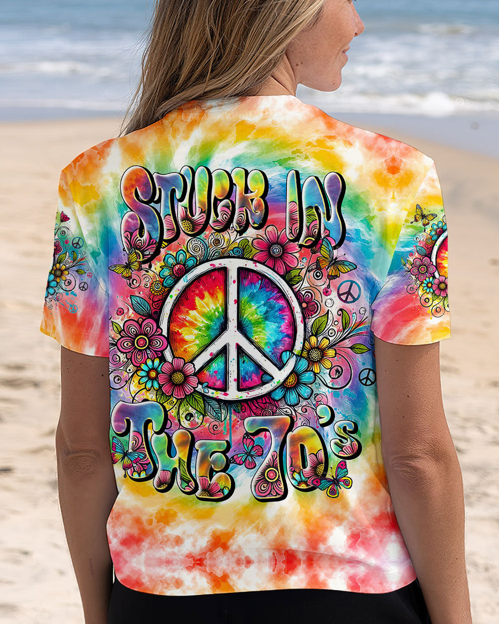 STUCK IN THE 70'S TIE DYE ALL OVER PRINT - TYTD2108242