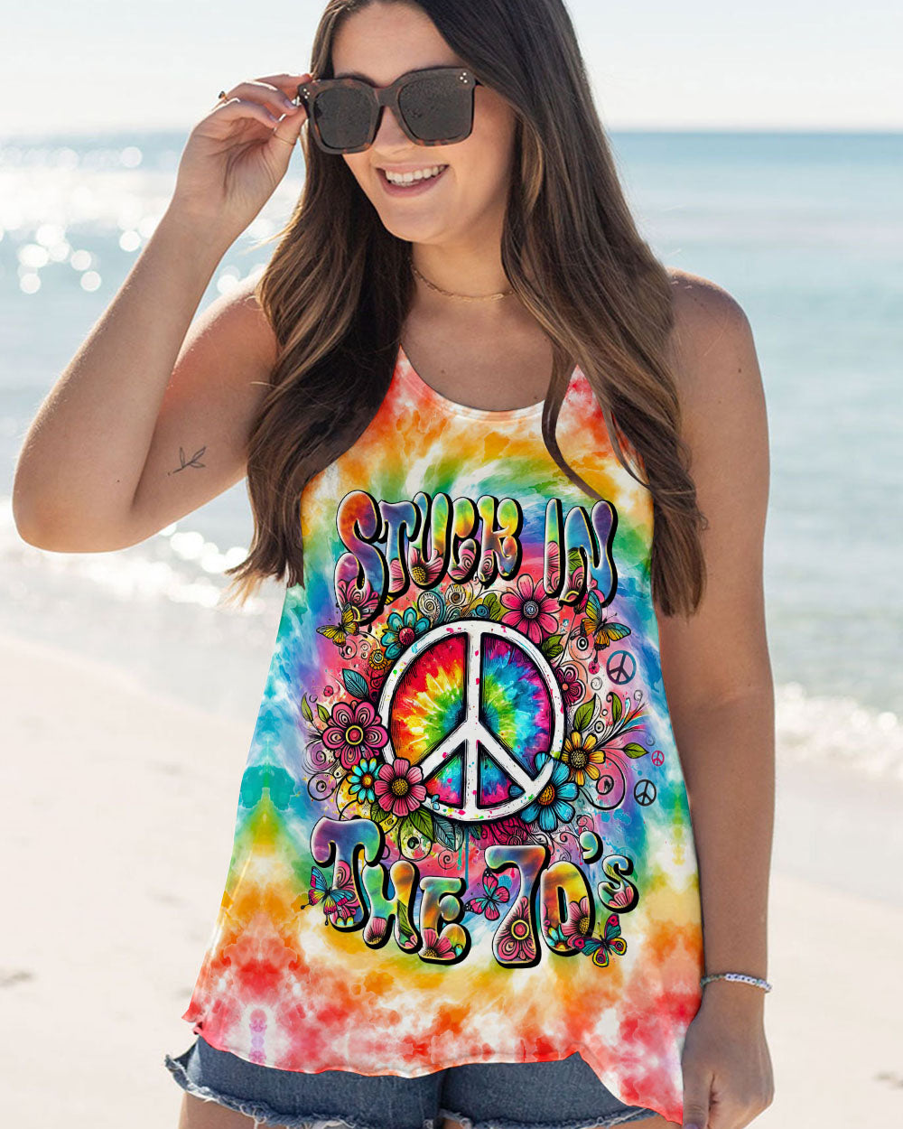 STUCK IN THE 70'S TIE DYE ALL OVER PRINT - TYTD2108242