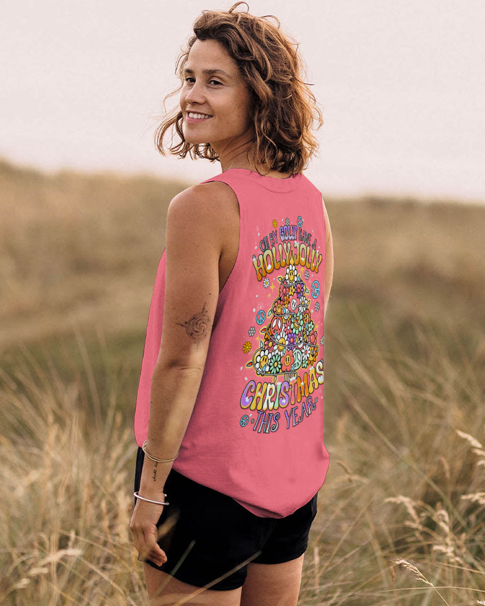 OH BY GOLLY HIPPIE CHRISTMAS TREE ALL OVER PRINT - TYTD2110243
